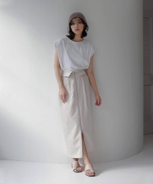 hellam(へラム)の「サマービーニー(ニットキャップ/ビーニー・レディース・グレー/ブラック/アイボリー/グレイッシュベージュ・FREE)」の10枚目の写真