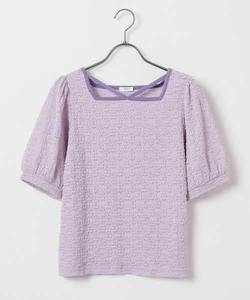 Honeys(ハニーズ)の「ホルター付きトップス(Tシャツ/カットソー・レディース・ブラック/アイボリー/ラベンダー/ホワイト・S/M/L)」の18枚目の写真