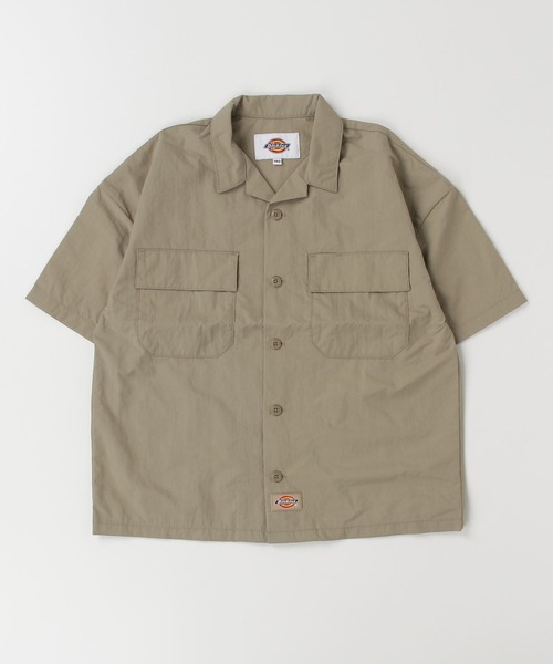 Dickies（ディッキーズ）の「Dickies/ディッキーズ キッズ 半袖シャツ MUJI 80572400（シャツ/ブラウス・キッズ・グリーン/ブラック/ベージュ・160cm/150cm/140cm/130cm）」の14枚目の写真