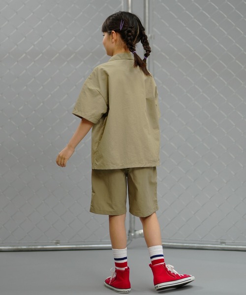 Dickies（ディッキーズ）の「Dickies/ディッキーズ キッズ 半袖シャツ MUJI 80572400（シャツ/ブラウス・キッズ・グリーン/ブラック/ベージュ・160cm/150cm/140cm/130cm）」の9枚目の写真