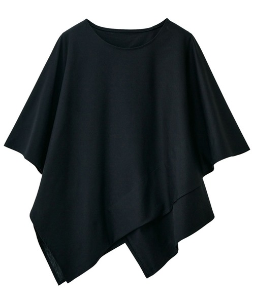 RANAN（ラナン）の「[接触冷感]スクエアヘムカットソーTシャツ（Tシャツ/カットソー・レディース・ホワイト/マスタード/ベージュ/グリーン系その他/ブラック/ブルーグレー・LL/M/L）」の20枚目の写真
