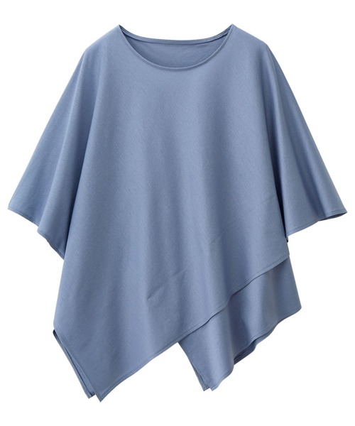 RANAN（ラナン）の「[接触冷感]スクエアヘムカットソーTシャツ（Tシャツ/カットソー・レディース・ホワイト/マスタード/ベージュ/グリーン系その他/ブラック/ブルーグレー・LL/M/L）」の21枚目の写真