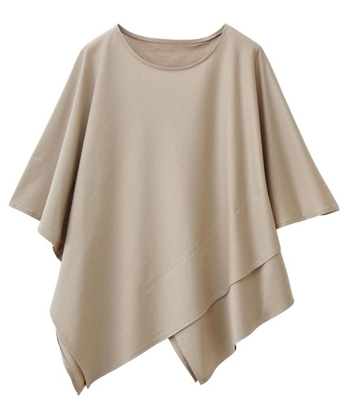 RANAN（ラナン）の「[接触冷感]スクエアヘムカットソーTシャツ（Tシャツ/カットソー・レディース・ホワイト/マスタード/ベージュ/グリーン系その他/ブラック/ブルーグレー・LL/M/L）」の22枚目の写真