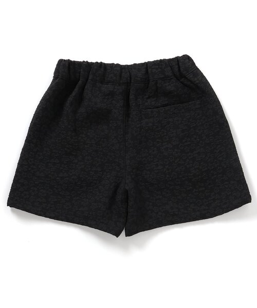 apres les cours（アプレレクール）の「ストライプ・お花ジャカードショートパンツ（その他パンツ・キッズ・ブラック/アイボリー/ストライプ・140/130/120/110/100/90/80）」の10枚目の写真