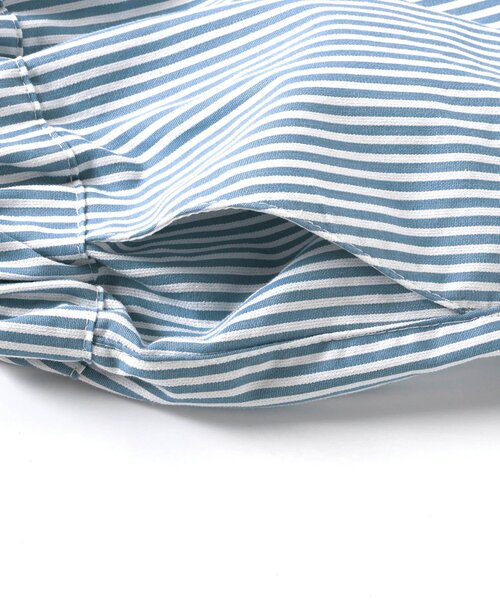 apres les cours（アプレレクール）の「ストライプ・お花ジャカードショートパンツ（その他パンツ・キッズ・ブラック/アイボリー/ストライプ・140/130/120/110/100/90/80）」の14枚目の写真