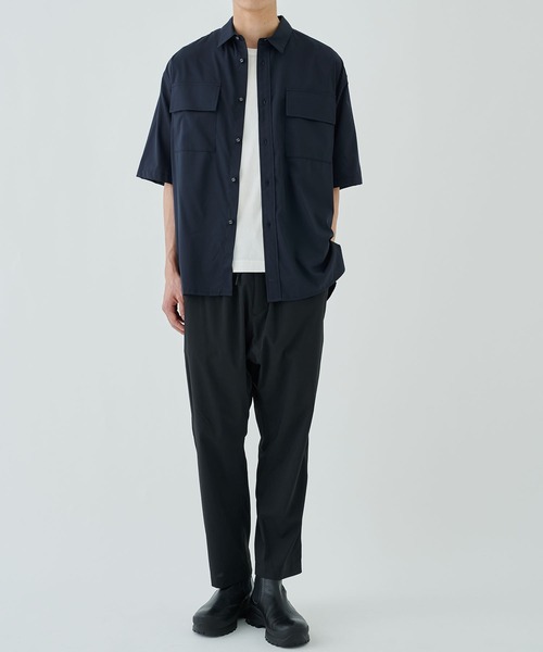 WHITE MOUNTAINEERING(ホワイトマウンテニアリング)の「TAPERED PANTS(スラックス・メンズ・ブラック/ネイビー・1/2)」の5枚目の写真