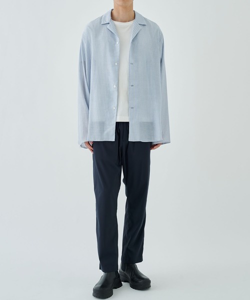 WHITE MOUNTAINEERING(ホワイトマウンテニアリング)の「TAPERED PANTS(スラックス・メンズ・ブラック/ネイビー・1/2)」の9枚目の写真