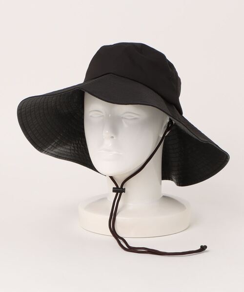 coca（coca）（コカ）の「日傘ハット UVカット 遮光 遮熱 折りたたみ（ハット・レディース・ブラック/ベージュ・ONE SIZE）」の17枚目の写真