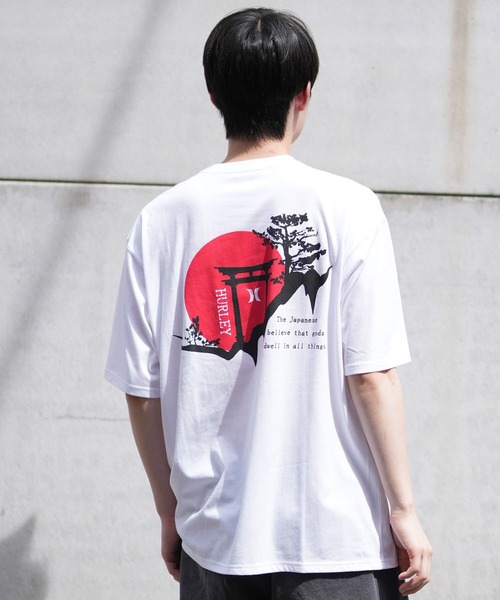 Hurley （ハーレー）の「【ムラサキスポーツ限定】Hurley/ハーレー 半袖Tシャツ/コットンTee バックプリント 日本限定 23MRKMSS01（Tシャツ/カットソー・メンズ・ホワイト/ブラック・M/L/XL）」の10枚目の写真