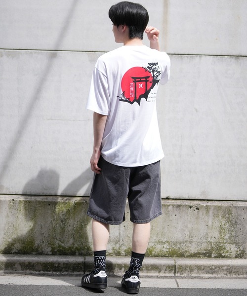 Hurley （ハーレー）の「【ムラサキスポーツ限定】Hurley/ハーレー 半袖Tシャツ/コットンTee バックプリント 日本限定 23MRKMSS01（Tシャツ/カットソー・メンズ・ホワイト/ブラック・M/L/XL）」の8枚目の写真