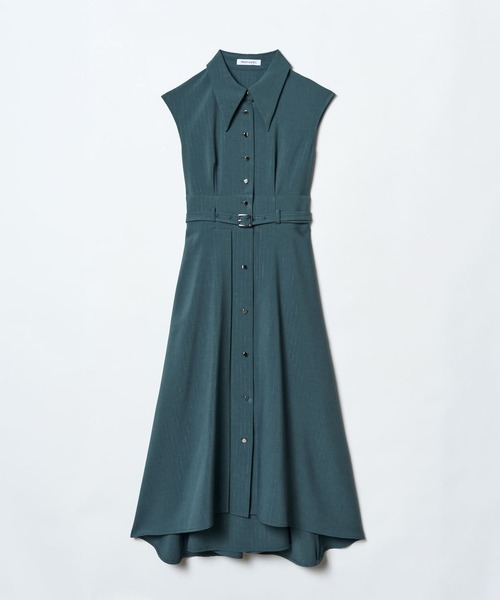 REDYAZEL（レディアゼル）の「ノースリーブフレアシャツワンピース（ワンピース・レディース・オフホワイト/グレー/グリーン・SMALL/MEDIUM）」の22枚目の写真