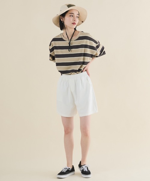 MERLOT(メルロー)の「カラーイージーショートパンツ(その他パンツ・レディース・ホワイト/イエロー/インディゴブルー/ブルー・FREE)」の17枚目の写真