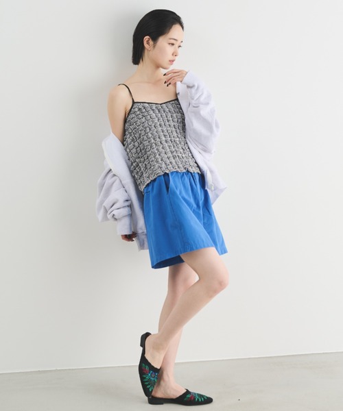 MERLOT(メルロー)の「カラーイージーショートパンツ(その他パンツ・レディース・ホワイト/イエロー/インディゴブルー/ブルー・FREE)」の7枚目の写真