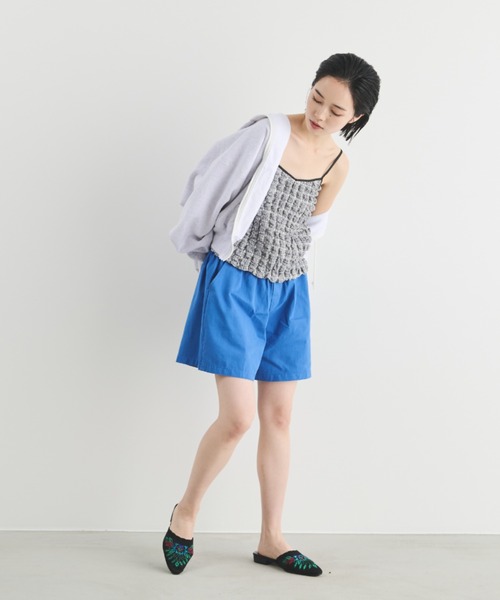 MERLOT(メルロー)の「カラーイージーショートパンツ(その他パンツ・レディース・ホワイト/イエロー/インディゴブルー/ブルー・FREE)」の8枚目の写真