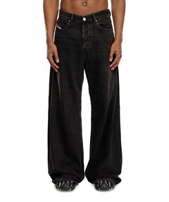 DIESEL D-RISE ブラックデニム　w23 l30 メンズ デニム ルーズ ストレート D-RISE L.32（デニムパンツ
