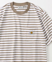 Carhartt WIP（カーハートダブリューアイピー）の「【Carhartt/カーハート】ブランドロゴ ワンポイントワッペン付き シードラーポケット半袖Tシャツ/SEIDLER POCKET T-SHIRT（Tシャツ/カットソー・メンズ）」