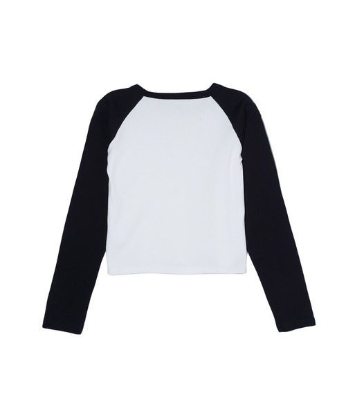tシャツ BI COLOR RHINESTONE LOGO RAGLAN L/S BABY TEE レディース 楽天市場】20%OFF エックスガール tシャツ RHINESTONE CHUBBY
