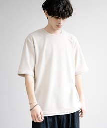 カノコDF フェイクレイヤードクルーネック半袖Tシャツ