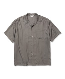 CALEE(�L�����[)��EMBROIDERY "BLATANT LOCALISM" OPEN COLLAR SH(�V���c/�u���E�X)