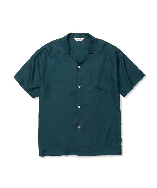 CALEE(キャリー)の「EMBROIDERY "BLATANT LOCALISM" OPEN COLLAR SH(シャツ/ブラウス・メンズ・グレー/ブラック/グリーン・MEDIUM/LARGE/X-LARGE/SMALL)」の3枚目の写真