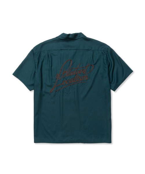 CALEE(キャリー)の「EMBROIDERY "BLATANT LOCALISM" OPEN COLLAR SH(シャツ/ブラウス・メンズ・グレー/ブラック/グリーン・MEDIUM/LARGE/X-LARGE/SMALL)」の5枚目の写真