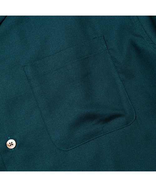 CALEE(キャリー)の「EMBROIDERY "BLATANT LOCALISM" OPEN COLLAR SH(シャツ/ブラウス・メンズ・グレー/ブラック/グリーン・MEDIUM/LARGE/X-LARGE/SMALL)」の6枚目の写真