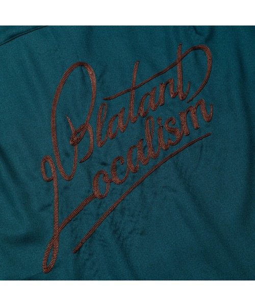 CALEE(キャリー)の「EMBROIDERY "BLATANT LOCALISM" OPEN COLLAR SH(シャツ/ブラウス・メンズ・グレー/ブラック/グリーン・MEDIUM/LARGE/X-LARGE/SMALL)」の9枚目の写真