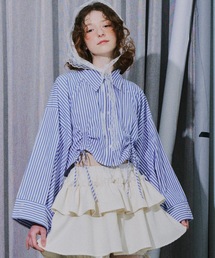 クロップドオーバーシャツ