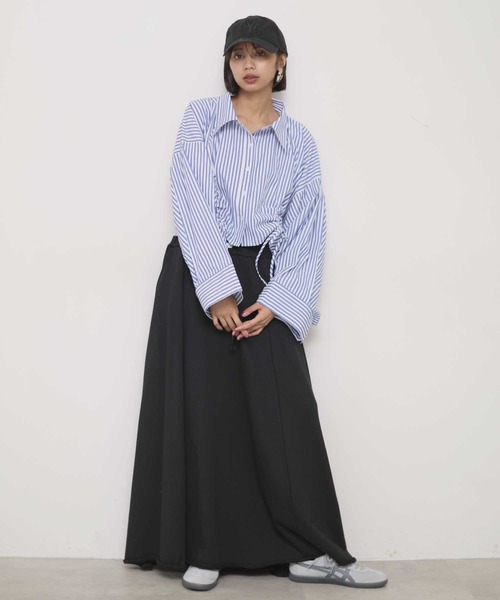 VIOLETTA クロップドオーバーシャツ クロップドオーバーシャツ（シャツ/ブラウス）｜VIOLETTA