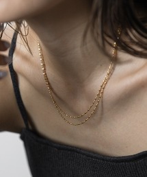 Bonjour Sagan | ミックスカットボール二連ネックレス(ネックレス)