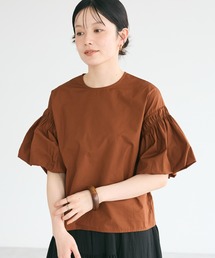 袖バルーンブラウス