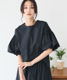 袖バルーンブラウス