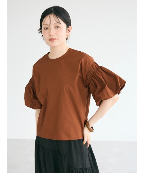 CRAFT STANDARD BOUTIQUE(クラフトスタンダードブティック)の「袖バルーンブラウス(シャツ/ブラウス・レディース・アイボリー/ブラック/ブラウン・FREE)」の6枚目の写真