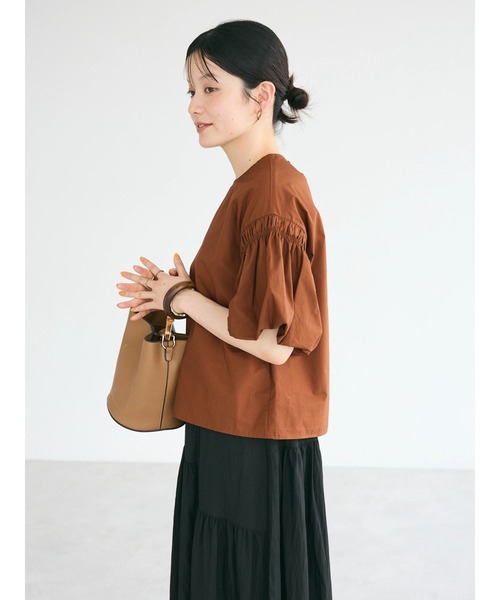 CRAFT STANDARD BOUTIQUE(クラフトスタンダードブティック)の「袖バルーンブラウス(シャツ/ブラウス・レディース・アイボリー/ブラック/ブラウン・FREE)」の7枚目の写真