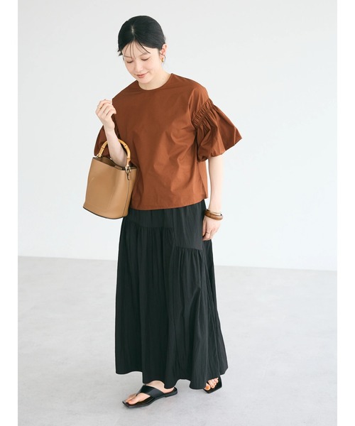 CRAFT STANDARD BOUTIQUE(クラフトスタンダードブティック)の「袖バルーンブラウス(シャツ/ブラウス・レディース・アイボリー/ブラック/ブラウン・FREE)」の10枚目の写真