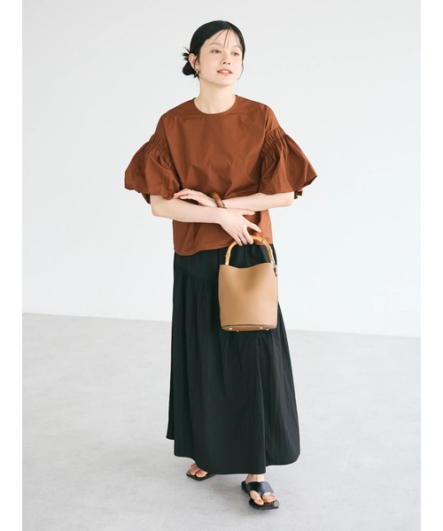 CRAFT STANDARD BOUTIQUE(クラフトスタンダードブティック)の「袖バルーンブラウス(シャツ/ブラウス・レディース・アイボリー/ブラック/ブラウン・FREE)」の15枚目の写真