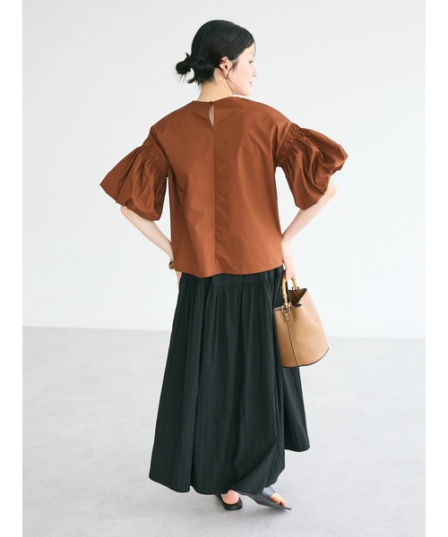 CRAFT STANDARD BOUTIQUE(クラフトスタンダードブティック)の「袖バルーンブラウス(シャツ/ブラウス・レディース・アイボリー/ブラック/ブラウン・FREE)」の16枚目の写真