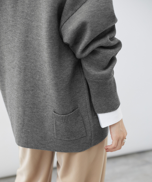 セール】wool ダブルフェイスニットカーディガン（カーディガン/ボレロ