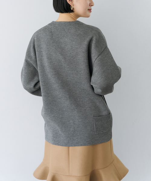 セール】wool ダブルフェイスニットカーディガン（カーディガン/ボレロ