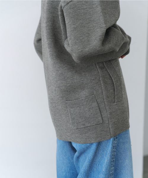 セール】wool ダブルフェイスニットカーディガン（カーディガン/ボレロ