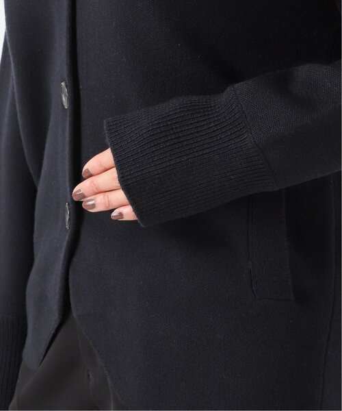 VERMEIL par iena(ヴェルメイユパーイエナ)の「wool ダブルフェイスニットカーディガン(カーディガン/ボレロ・レディース・グレー/ネイビー・FREE)」の13枚目の写真
