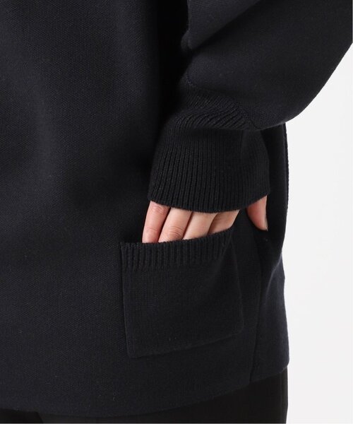 極美品】VERMEIL par iena Wフェイスニットブルゾン カーディガン セール】wool ダブルフェイスニットカーディガン（カーディガン/ボレロ