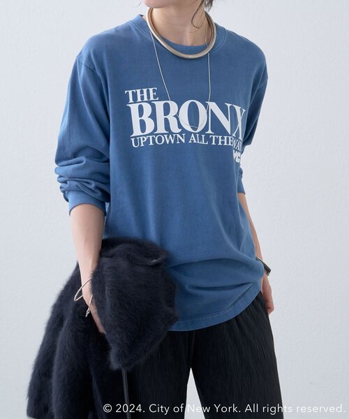 Omekashi(オメカシ)の「【GOOD ROCK SPEED】BRONX ロンT(Tシャツ/カットソー・レディース・ネイビー・FREE)」の2枚目の写真
