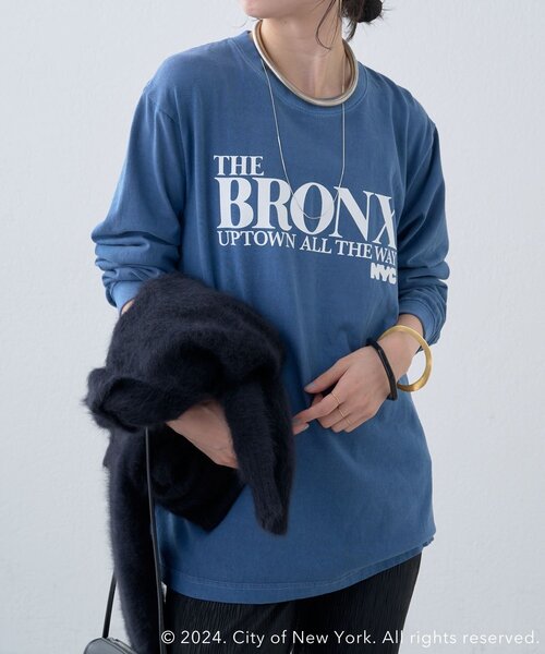 Omekashi(オメカシ)の「【GOOD ROCK SPEED】BRONX ロンT(Tシャツ/カットソー・レディース・ネイビー・FREE)」の3枚目の写真