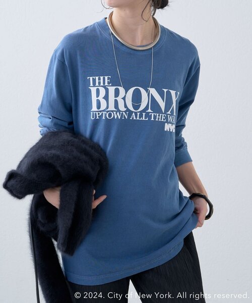 Omekashi(オメカシ)の「【GOOD ROCK SPEED】BRONX ロンT(Tシャツ/カットソー・レディース・ネイビー・FREE)」の4枚目の写真