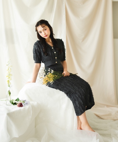 【美品】3点セットアップ KNIT VEST SET SHIRT JACKET BOUCLE KNIT JACKET – Shinzone