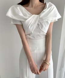 ツイストリボンTシャツ