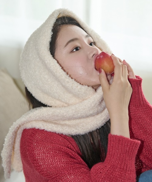 paravion(パラビオン)の「ブークレーマフラー(マフラー・レディース・ブラウン/グレー/アイボリー・FREE)」の21枚目の写真