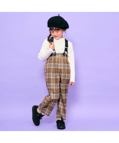 Ampersand（アンパサンド）の「【UVカット】フェルトベレー（ハンチング/ベレー帽・キッズ・ベージュ/チャコール/ブラック/アイボリー・48/50/52/54/56）」の9枚目の写真