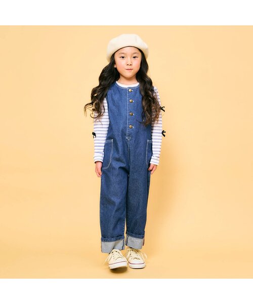 Ampersand（アンパサンド）の「【UVカット】フェルトベレー（ハンチング/ベレー帽・キッズ・ベージュ/チャコール/ブラック/アイボリー・48/50/52/54/56）」の15枚目の写真